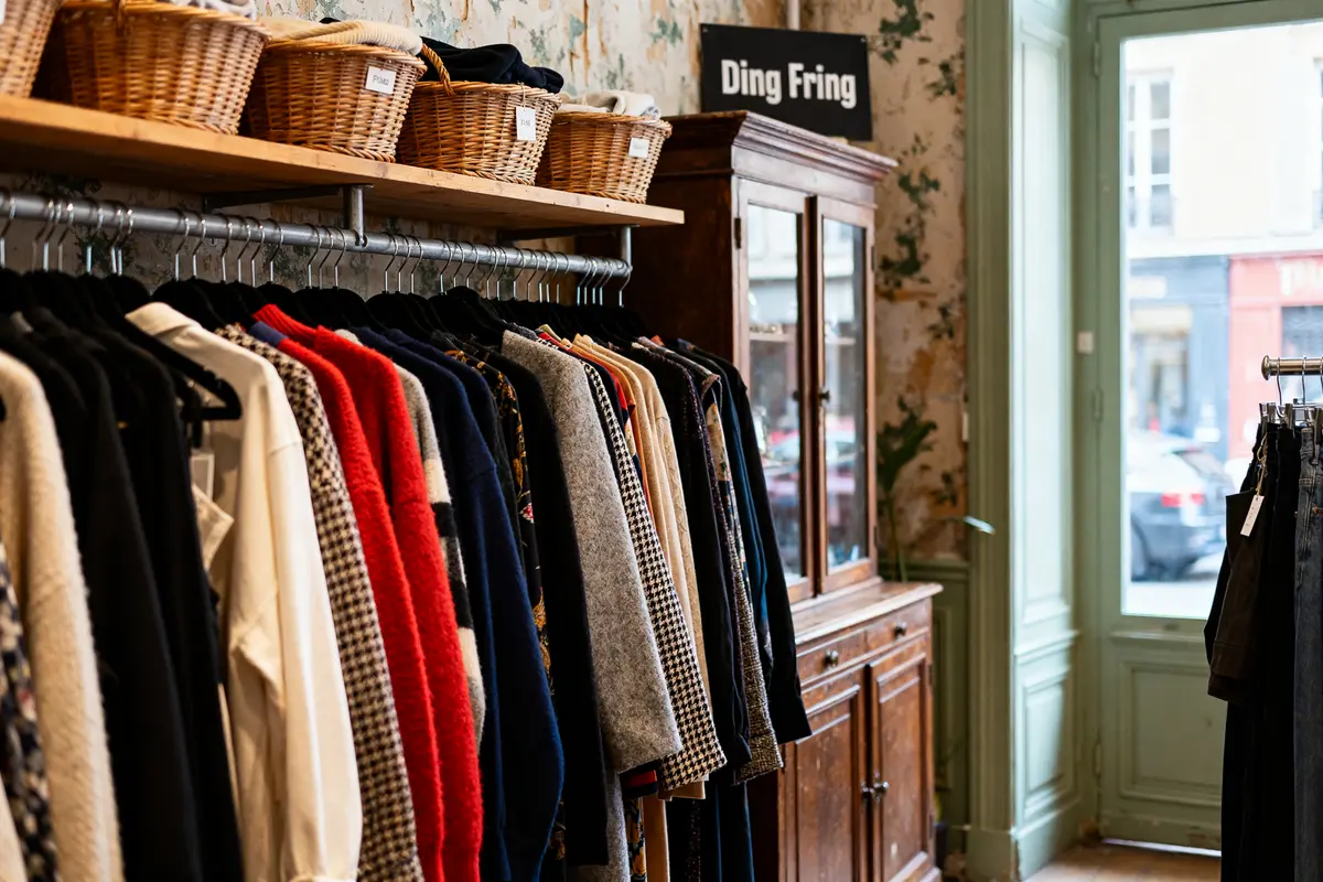 Ding Fring Lyon : friperie vintage et shopping solidaire