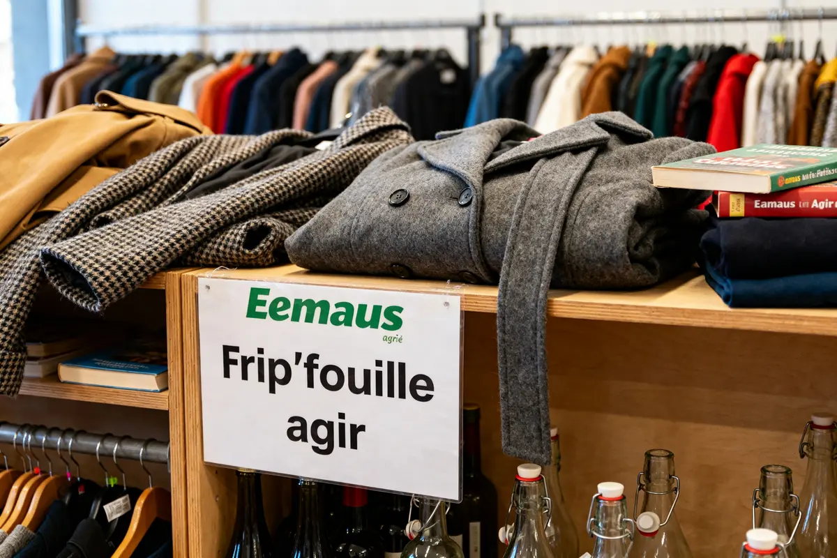 Emmaus agir Toulouse friperie Frip’fouille Saint Aubin : Trouvez style et solidarité !