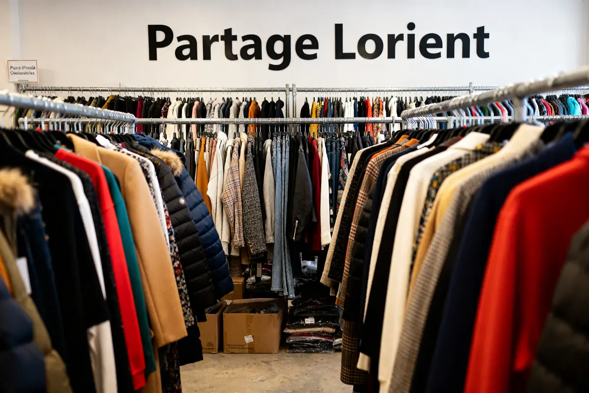 Magasin Partage Lorient friperie associative solidaire et circulaire : Seconde vie et partage