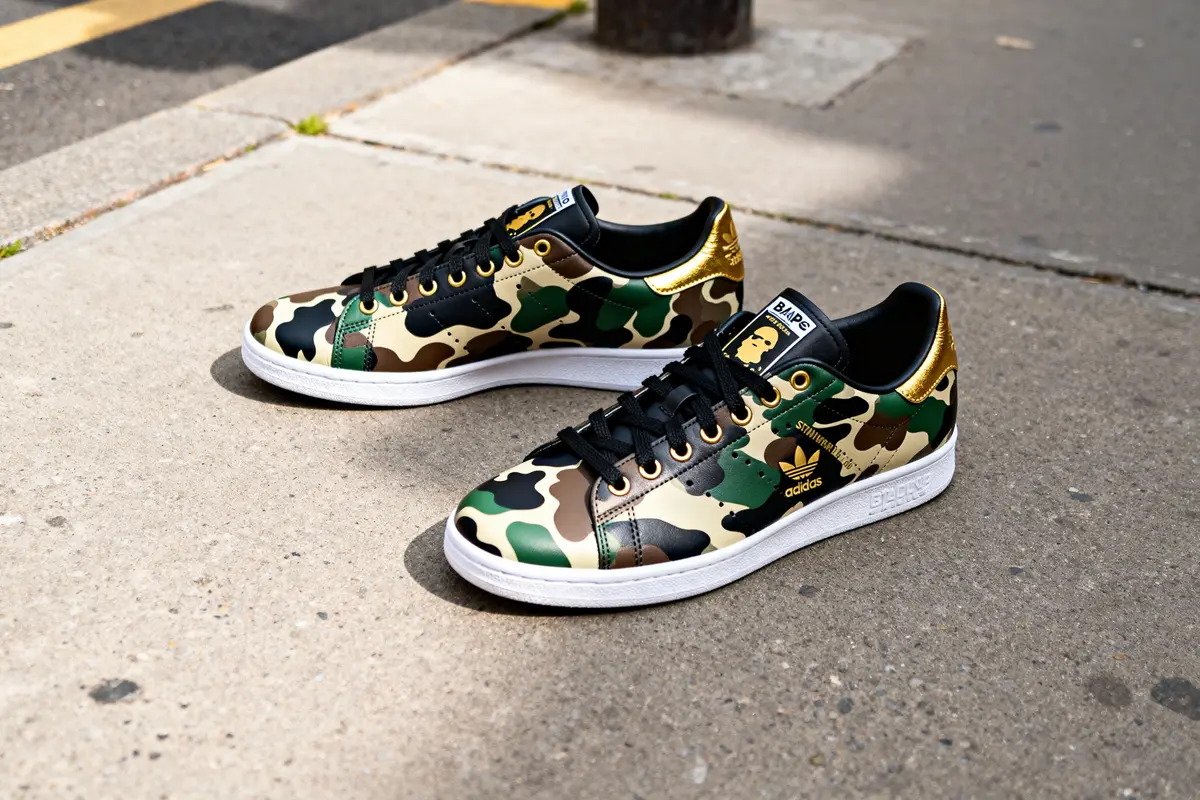 Bape Stan Smiths : Où trouver les modèles camo iconiques ?